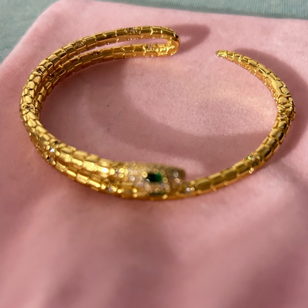 Snake Adjustable Bangle - Picture 7 of 9